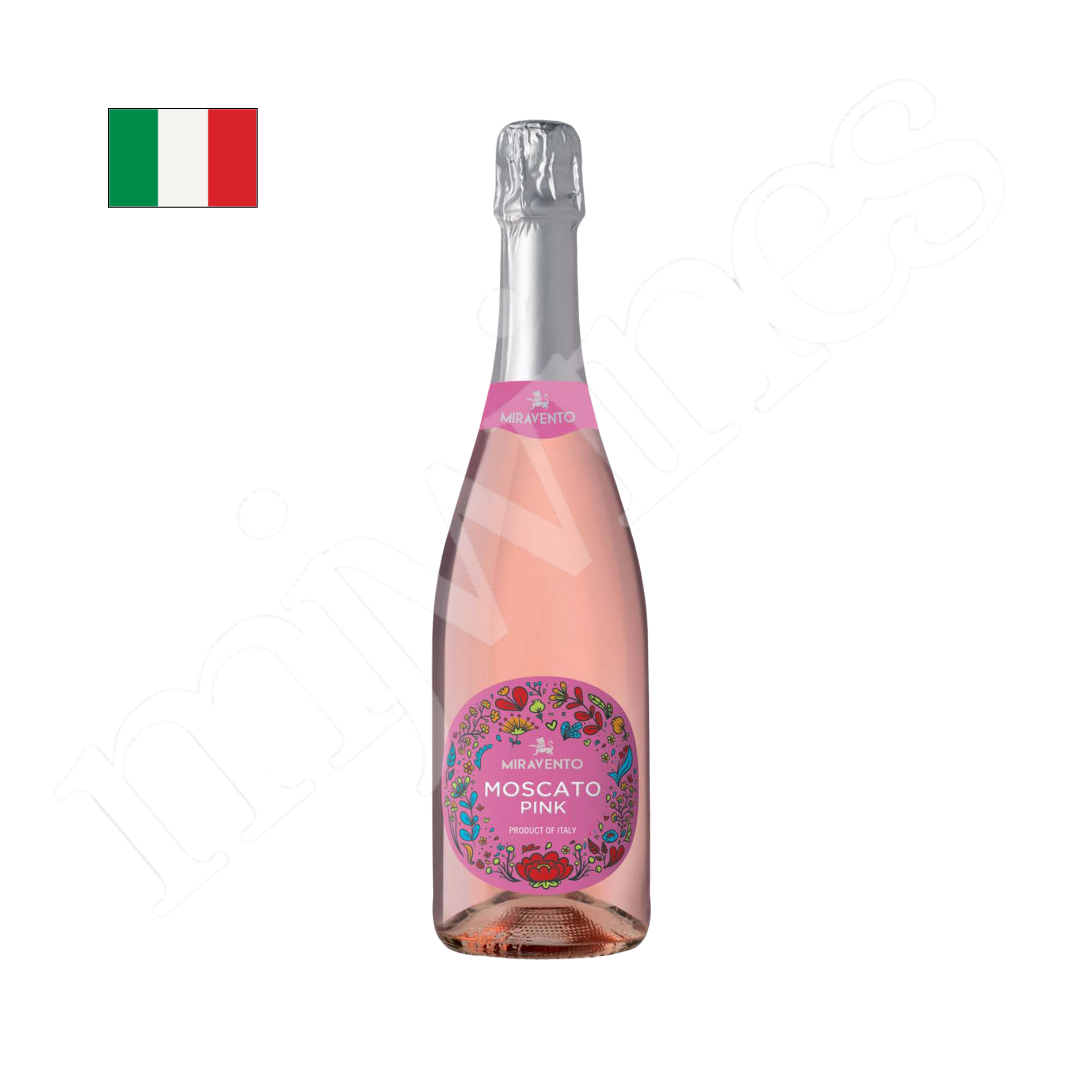 Miravento Moscato Rosato Pink Vino Spumante Dolce Sparkling Wine 750ml