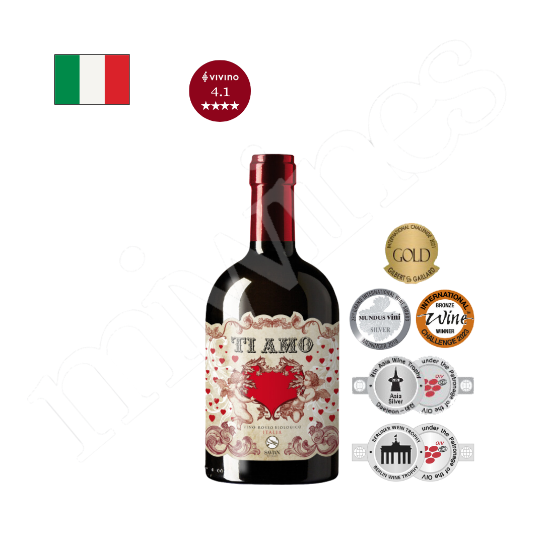 Ti Amo Vino Rosso Red Wine 750ml – MJ Wines International Pte Ltd