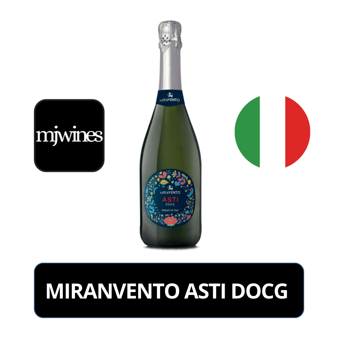 Miravento Asti DOCGDOP Sparkling Wine Italian 750ml (Italy) MJ Wines