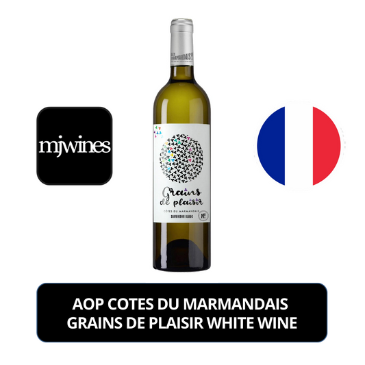 AOP Cotes Du Marmandais Grains De Plaisir White Wine 750ml (France)