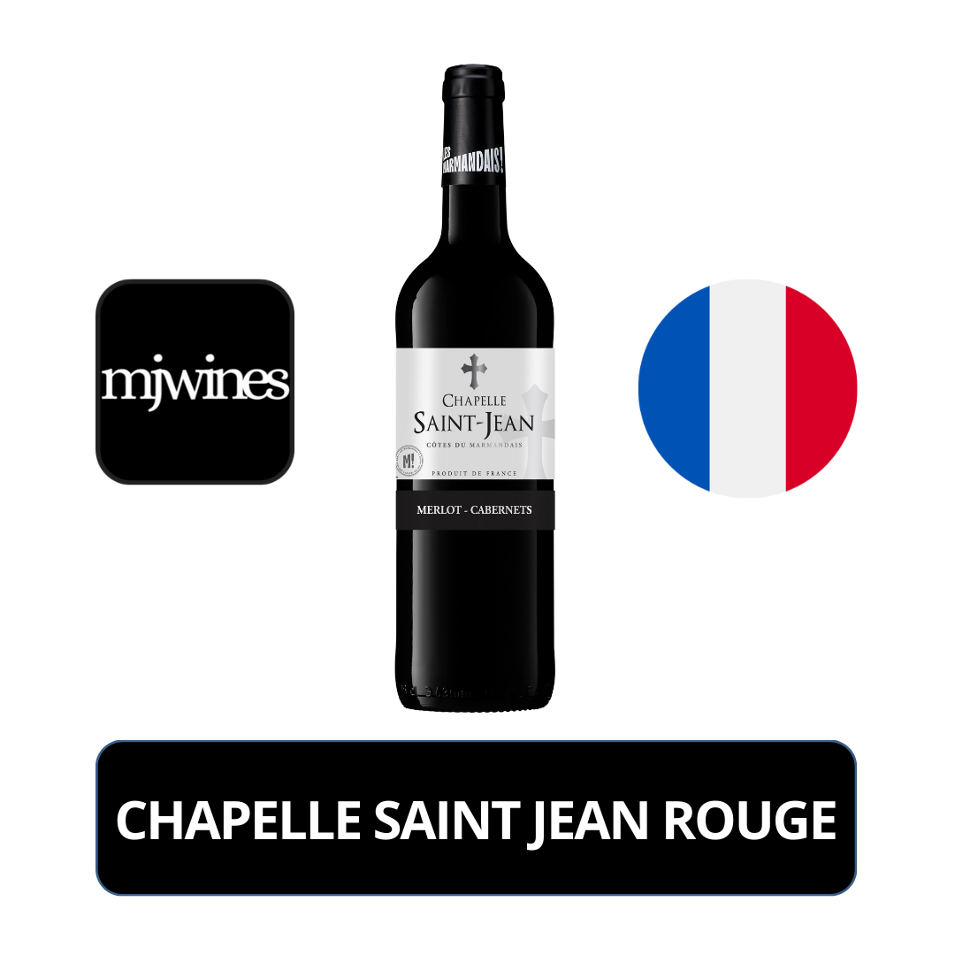 Chapelle Saint Jean Rouge Red Wine 750ml (France) – MJ Wines ...