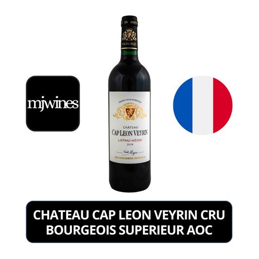 Chateau Cap Leon Veyrin Cru Bourgeois Superieur AOC Listrac Medoc Red Wine 750ml (France)