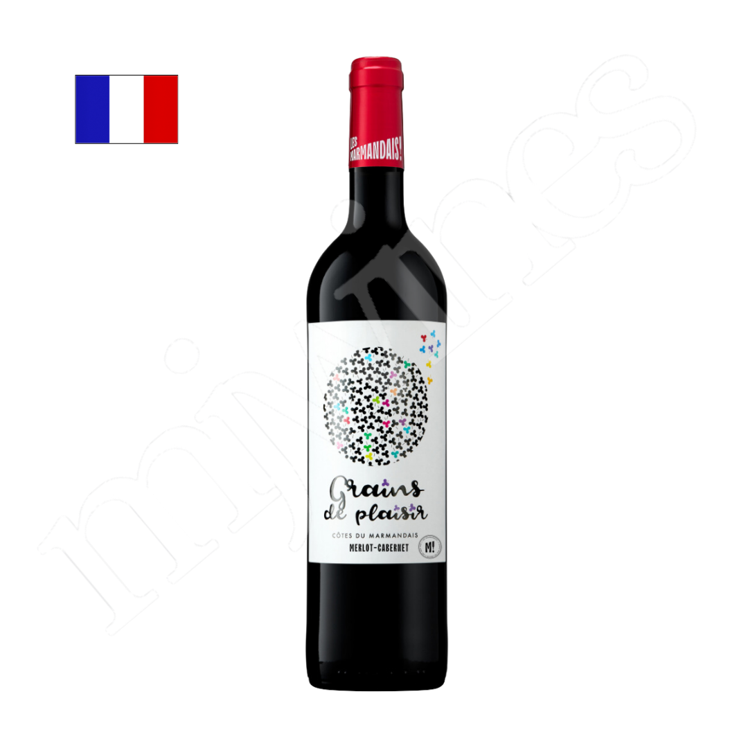 Cotes Du Marmandais  Grains De Plaisir AOP  Red Wine 750ml