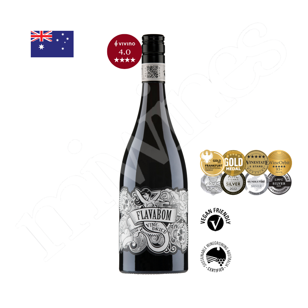 Flavabom Vine Dried Shiraz Red Wine 750ml (Australia)