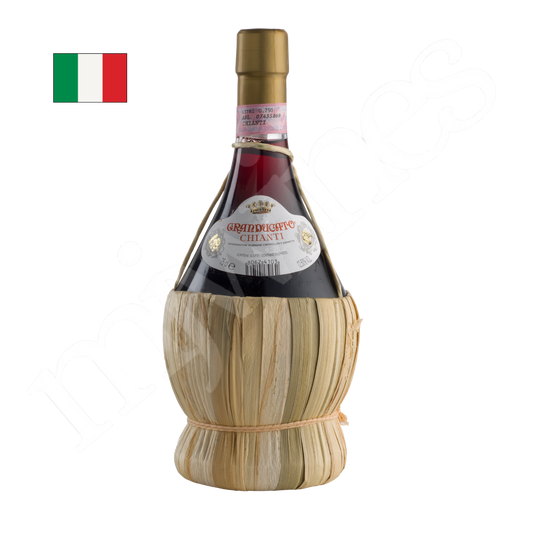 Granducato Chianti DOCG Fiasco Paglia Red Wine 750ml