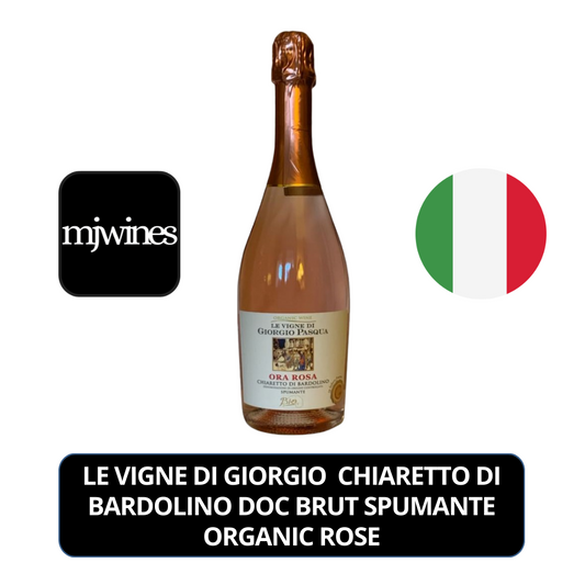 Le Vigne Di Giorgio  Chiaretto Di Bardolino DOC Brut Spumante Organic Rose Wine