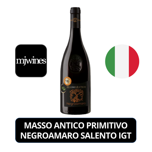 Masso Antico Primitivo Negroamaro Salento IGT Red Wine 750ml