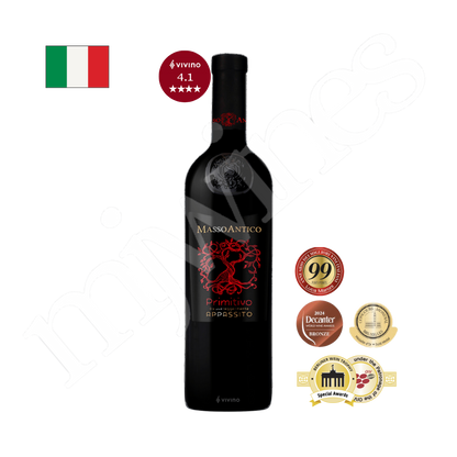 Masso Antico Primitivo Salento IGT Appasito Red Wine 750ml