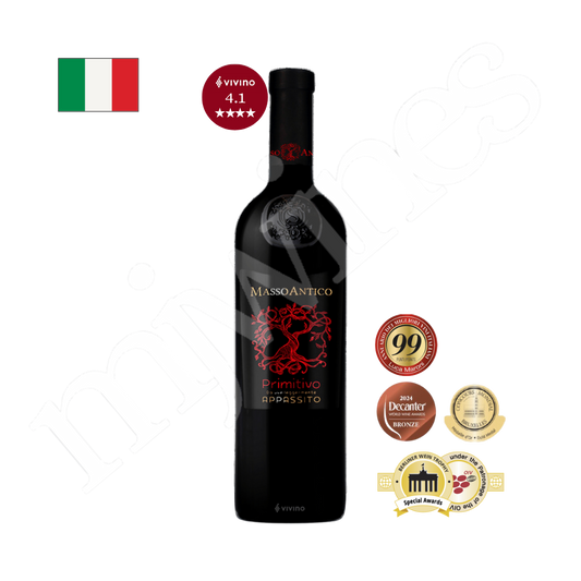 Masso Antico Primitivo Salento IGT Appasito Red Wine 750ml