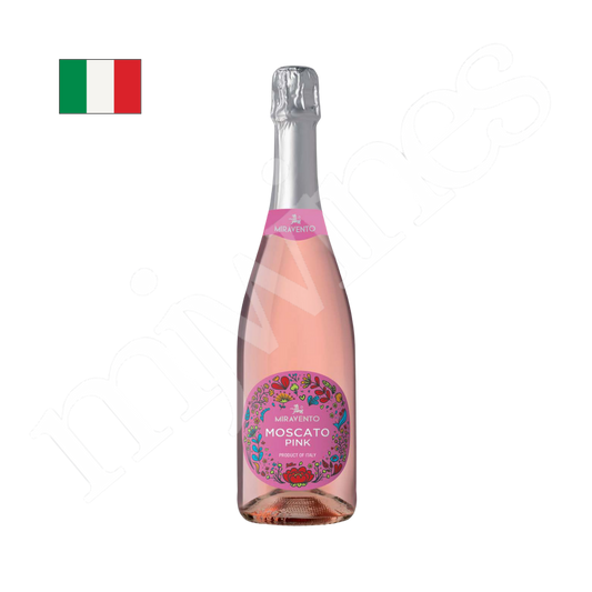 Miravento Moscato Rosato Pink Vino Spumante Dolce Sparkling Wine 750ml (Italy)