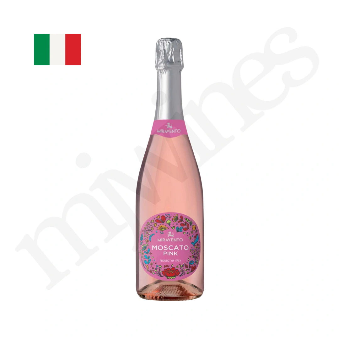 Miravento Moscato Rosato Pink Vino Spumante Dolce Sparkling Wine 750ml (Italy)