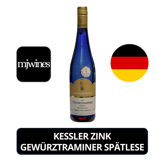 Kessler Zink Gewürztraminer Spätlese Deutscher Rheinhessen White Wine