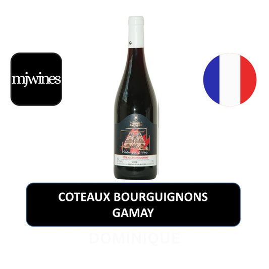 Monsieur Jacques Coteaux Bourguignons Gamay Notre Dame de Paris Esmeralda Red Wine