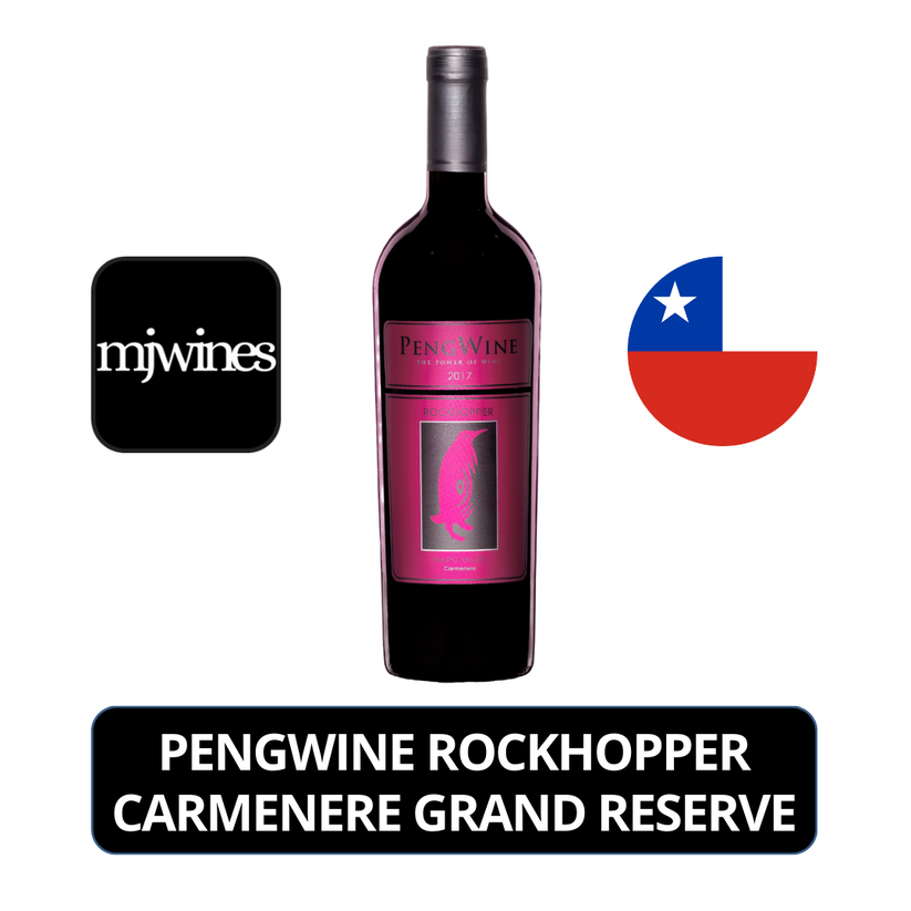 PengWine Rockhopper Carmenere Grand Reserve Red Wine 750ml (Chile) MJ Wines International Pte Ltd